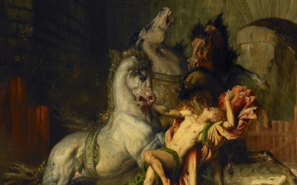 Diomedes devoured by his horses