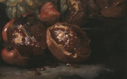 Still Life with White Grapes