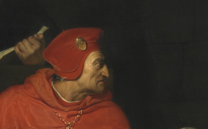 Jeanne d’Arc malade est interrogée dans sa prison par le cardinal de Winchester